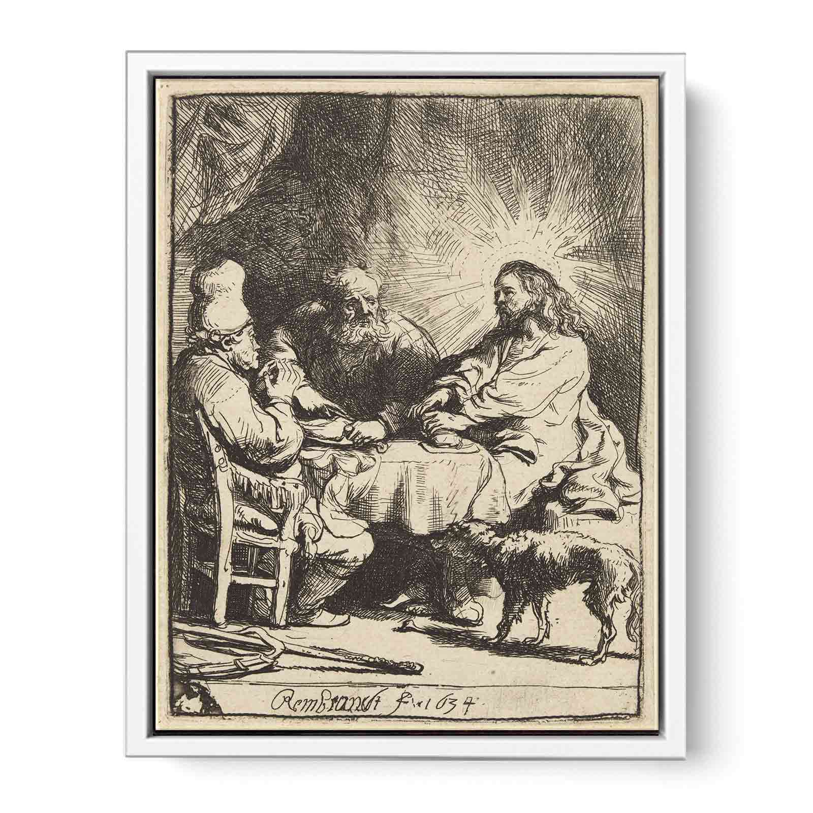 Christ at Emmaus 3 Painting