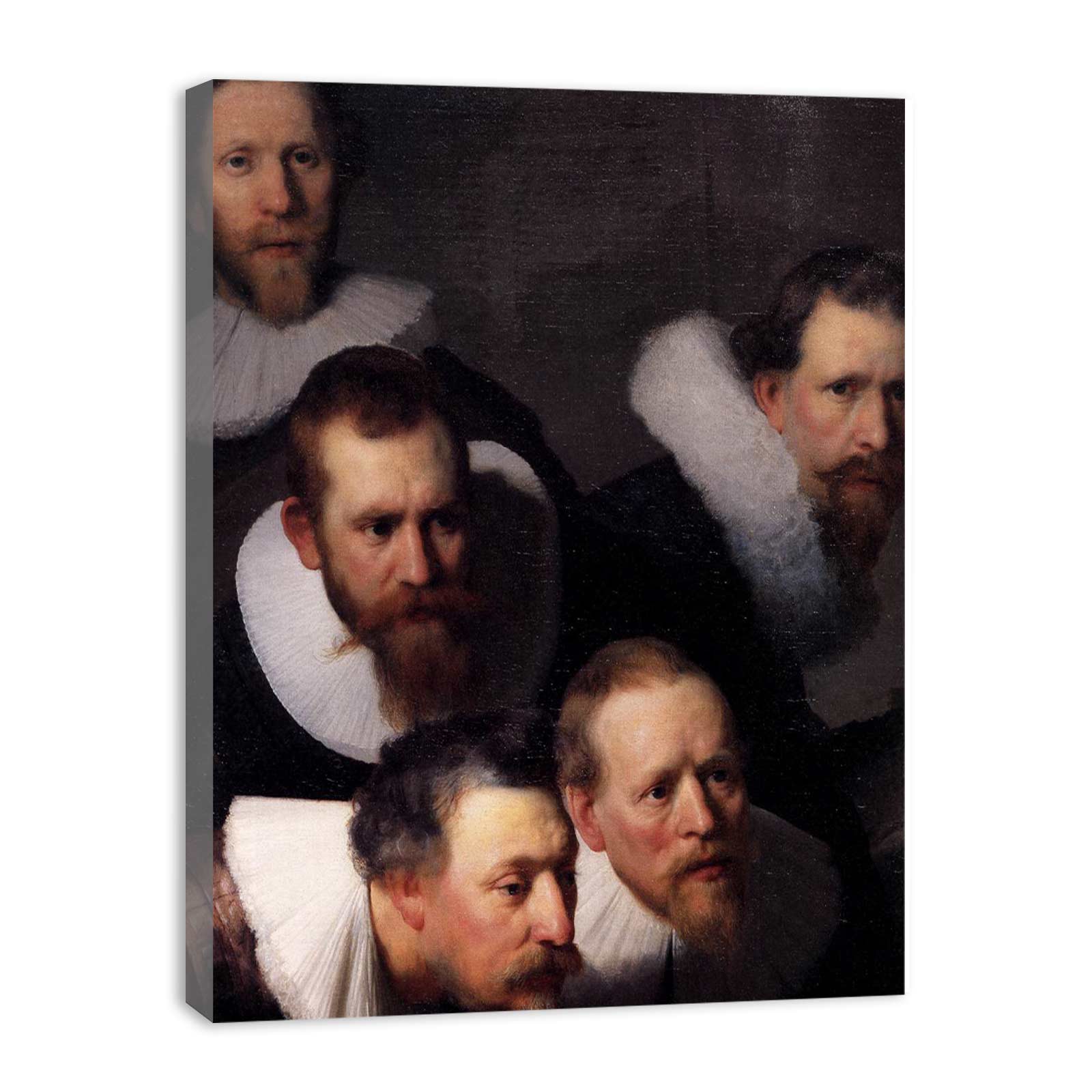 The Anatomy Lecture of Dr. Nicolaes Tulp (detail) Painting