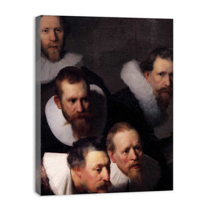 The Anatomy Lecture of Dr. Nicolaes Tulp (detail) Painting