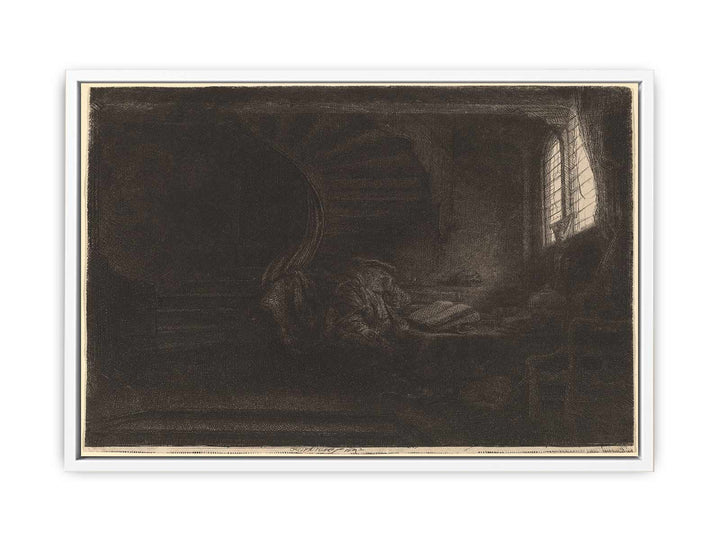 Saint Jerome in a dark Chamber
 Painting