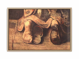 The Return of the Prodigal Son (detail -4) c. 1669 Painting