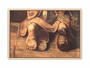 The Return of the Prodigal Son (detail -4) c. 1669 Painting