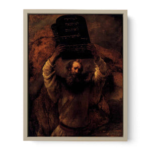 Moses Smashing the Tablets of the Law Painting