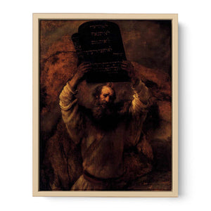 Moses Smashing the Tablets of the Law Painting