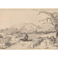 Landscape with a Sportsman and Dog Painting