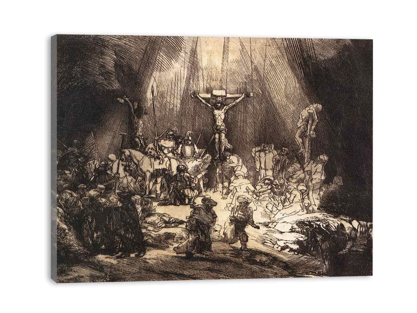 The Three Crosses (second state) 1653 Painting