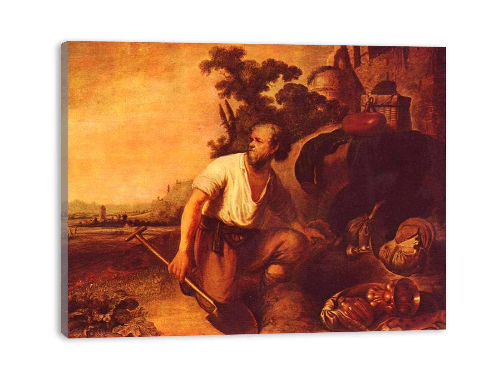The parable of the treasure hunter Painting