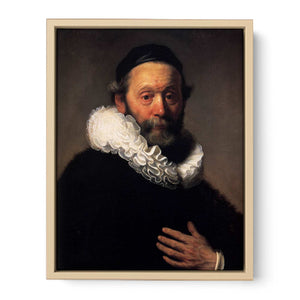 Portrait of Johannes Wtenbogaert (detail) Painting