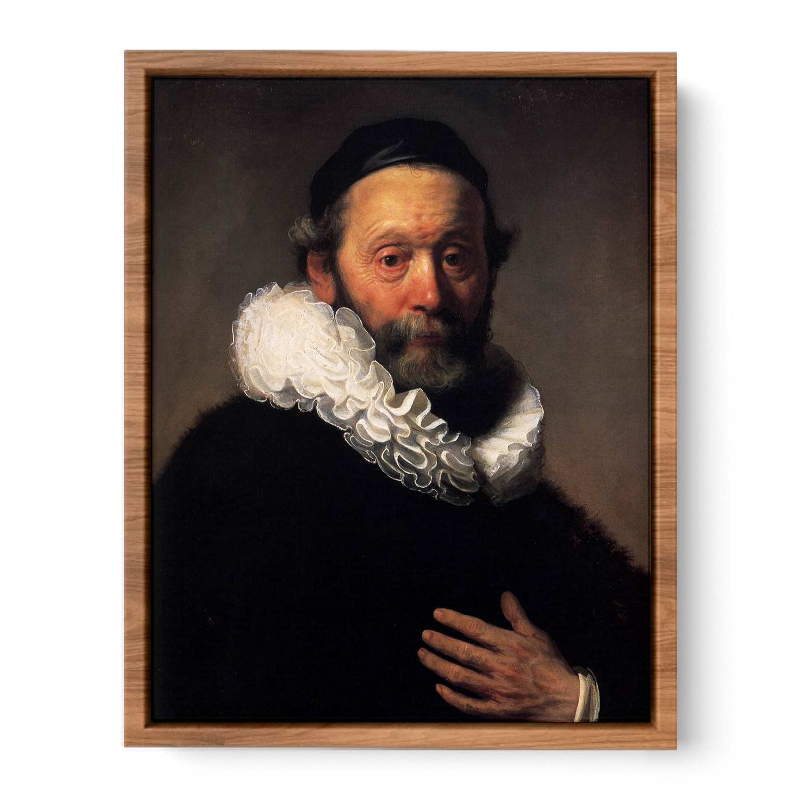 Portrait of Johannes Wtenbogaert (detail) Painting