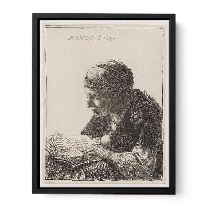 Woman Reading Painting