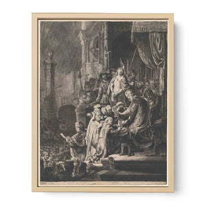 Christ Before Pilate Large Plate Painting