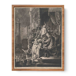 Christ Before Pilate Large Plate Painting