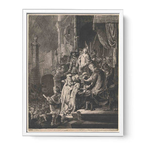 Christ Before Pilate Large Plate Painting