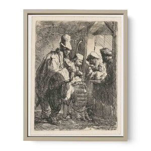 The strolling Musicians Painting