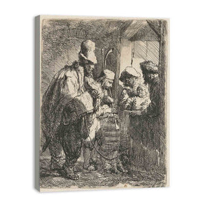 The strolling Musicians Painting