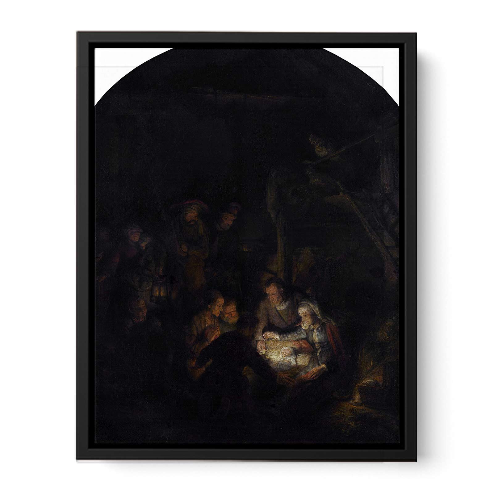 Adoration of the Shepherds 1646 Painting