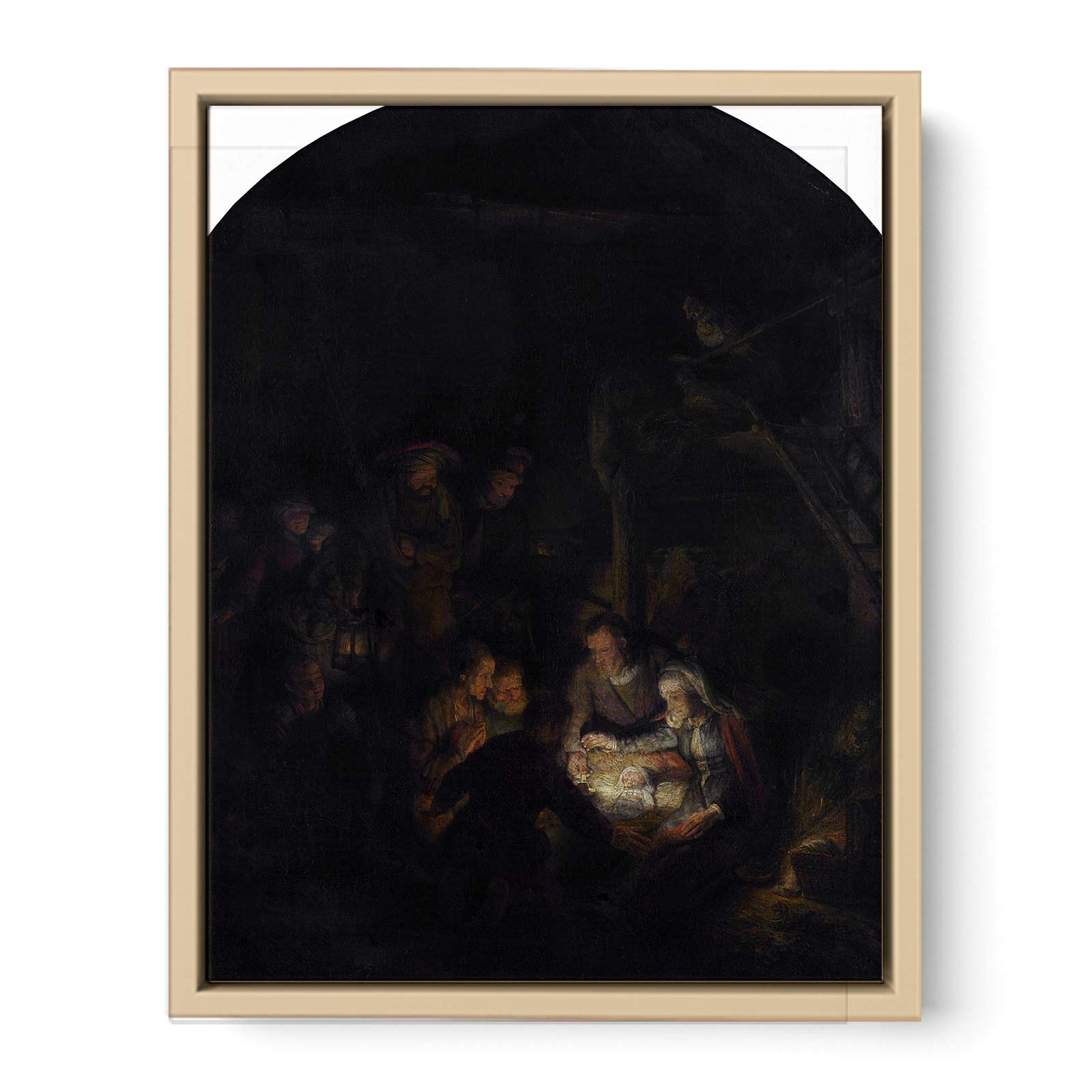 Adoration of the Shepherds 1646 Painting