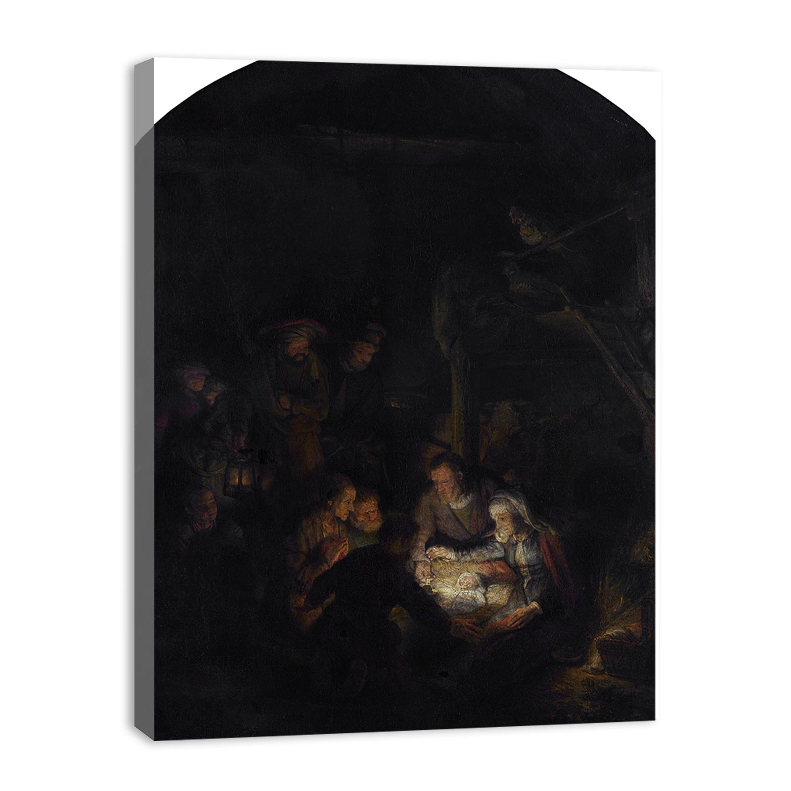 Adoration of the Shepherds 1646 Painting