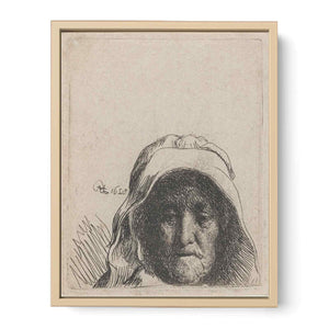 The Artist's Mother Head only, full Face Painting