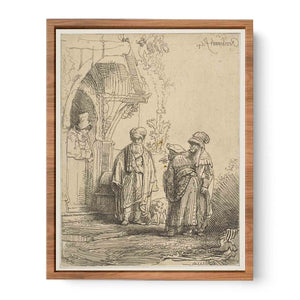 Three oriental figures Painting