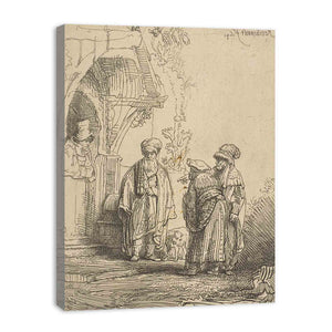 Three oriental figures Painting