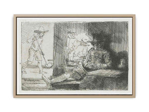 The Golf Player Painting