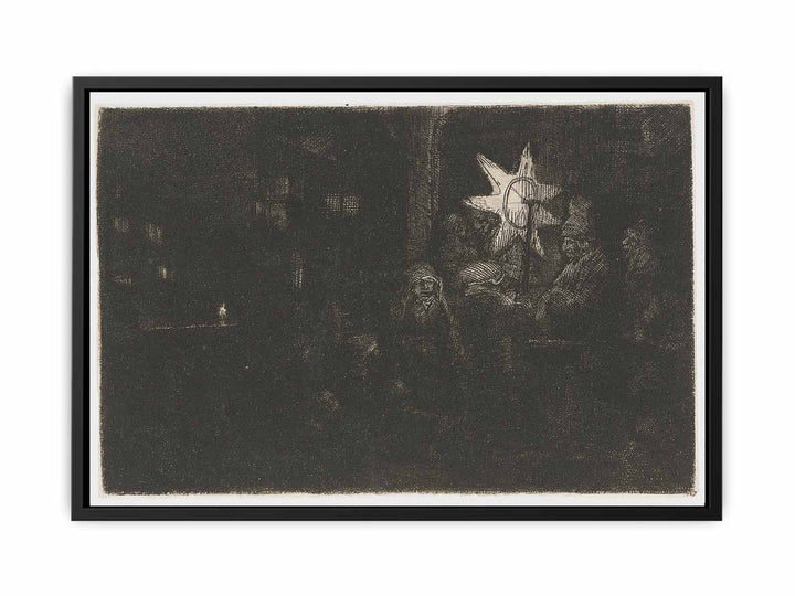 The Star of the Kings A Night Piece Painting