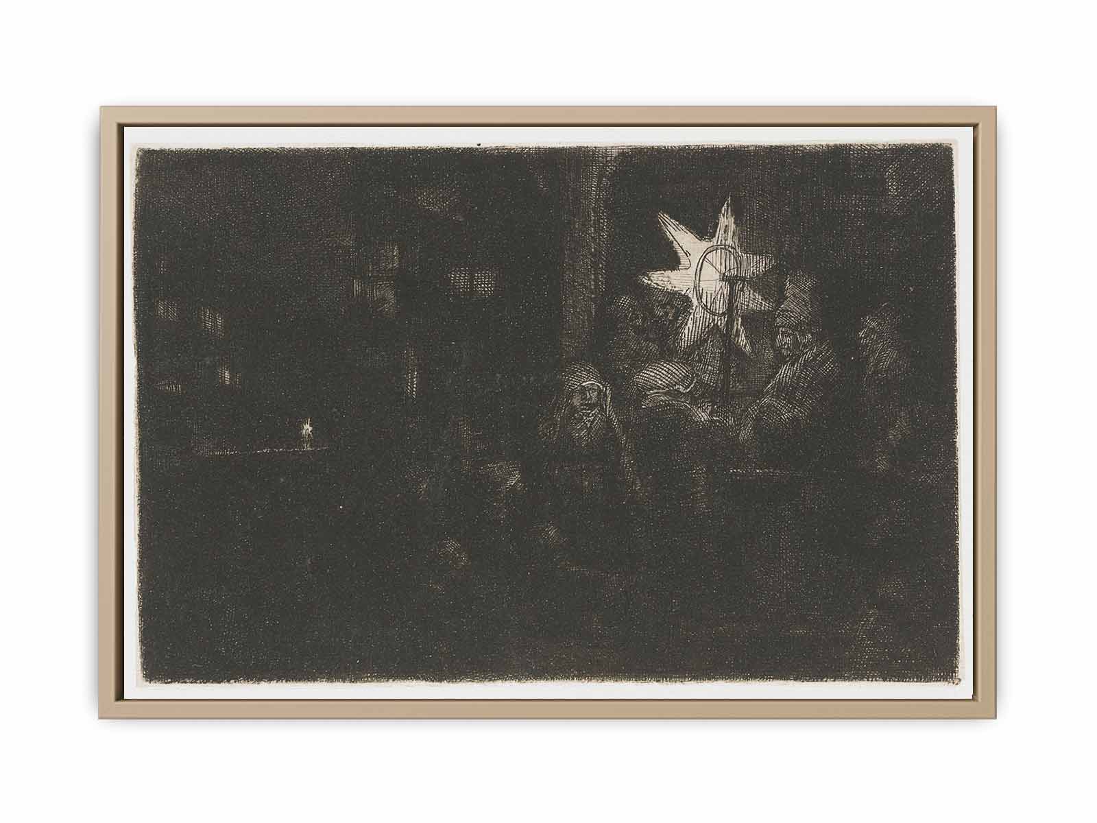 The Star of the Kings A Night Piece Painting