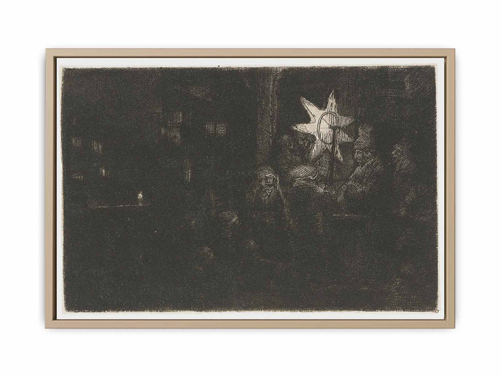 The Star of the Kings A Night Piece Painting