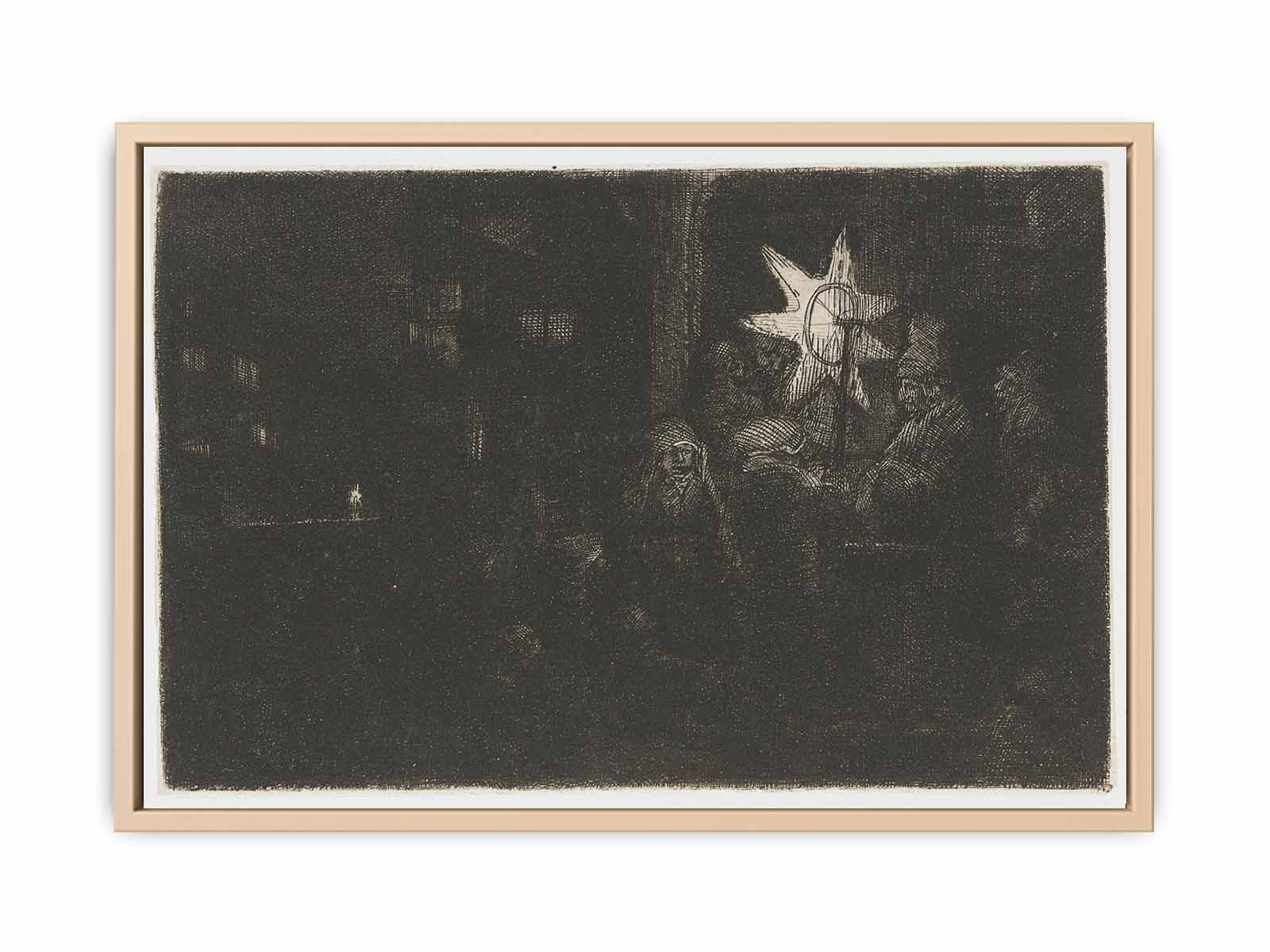 The Star of the Kings A Night Piece Painting