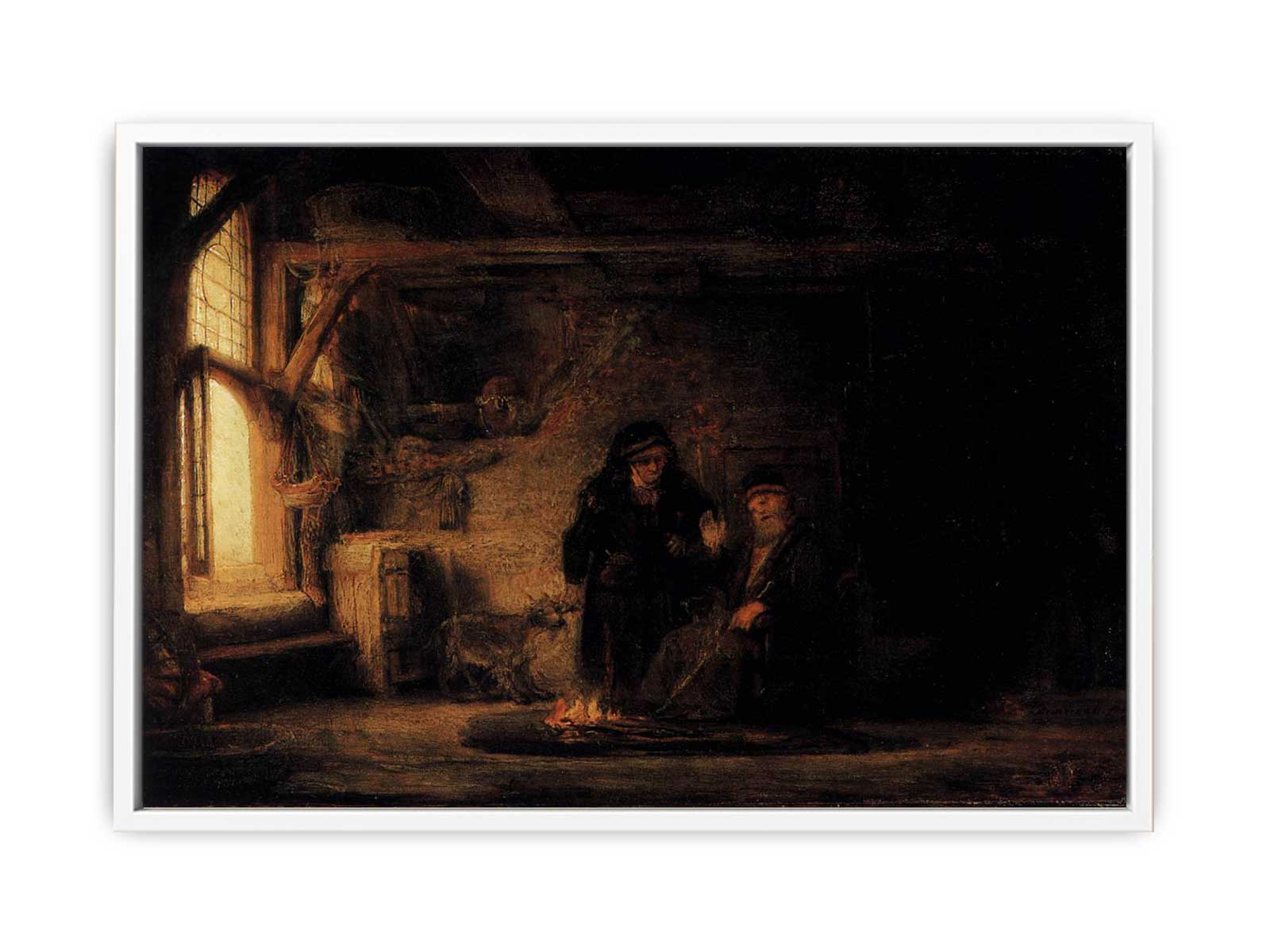 Tobit's Wife with the Goat Painting