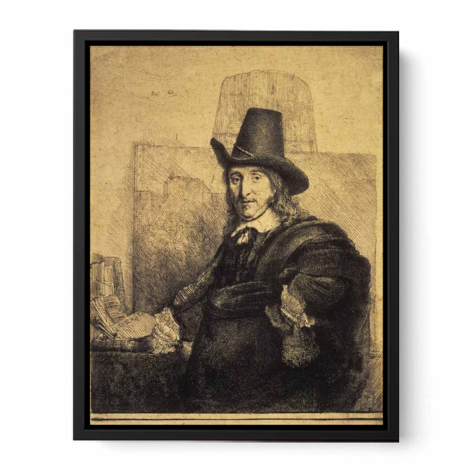 Portrait of the Painter Jan Asselyn Painting