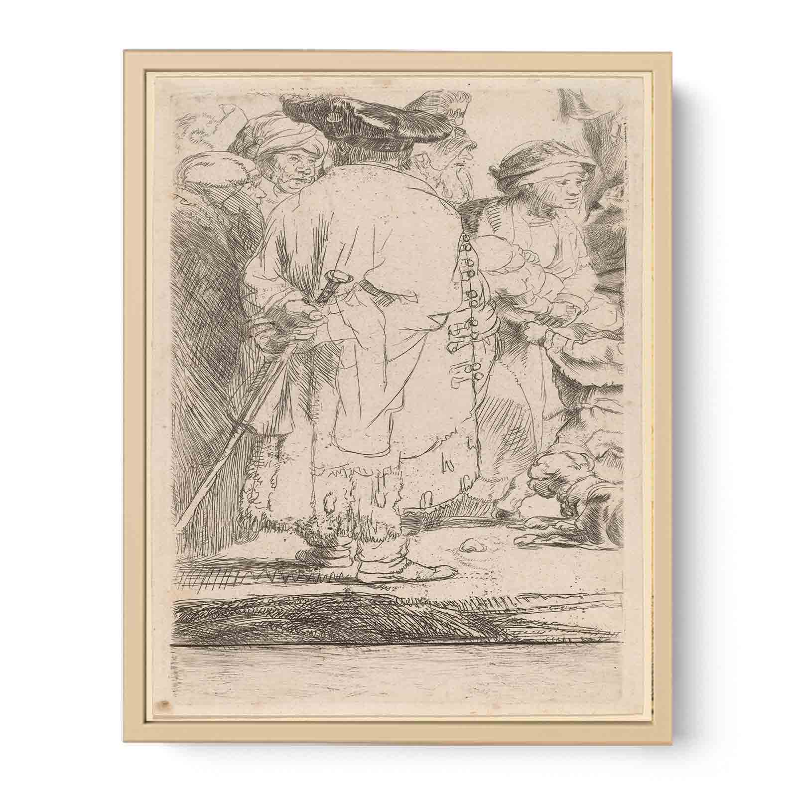 Christ healing the Sick A Fragment Painting