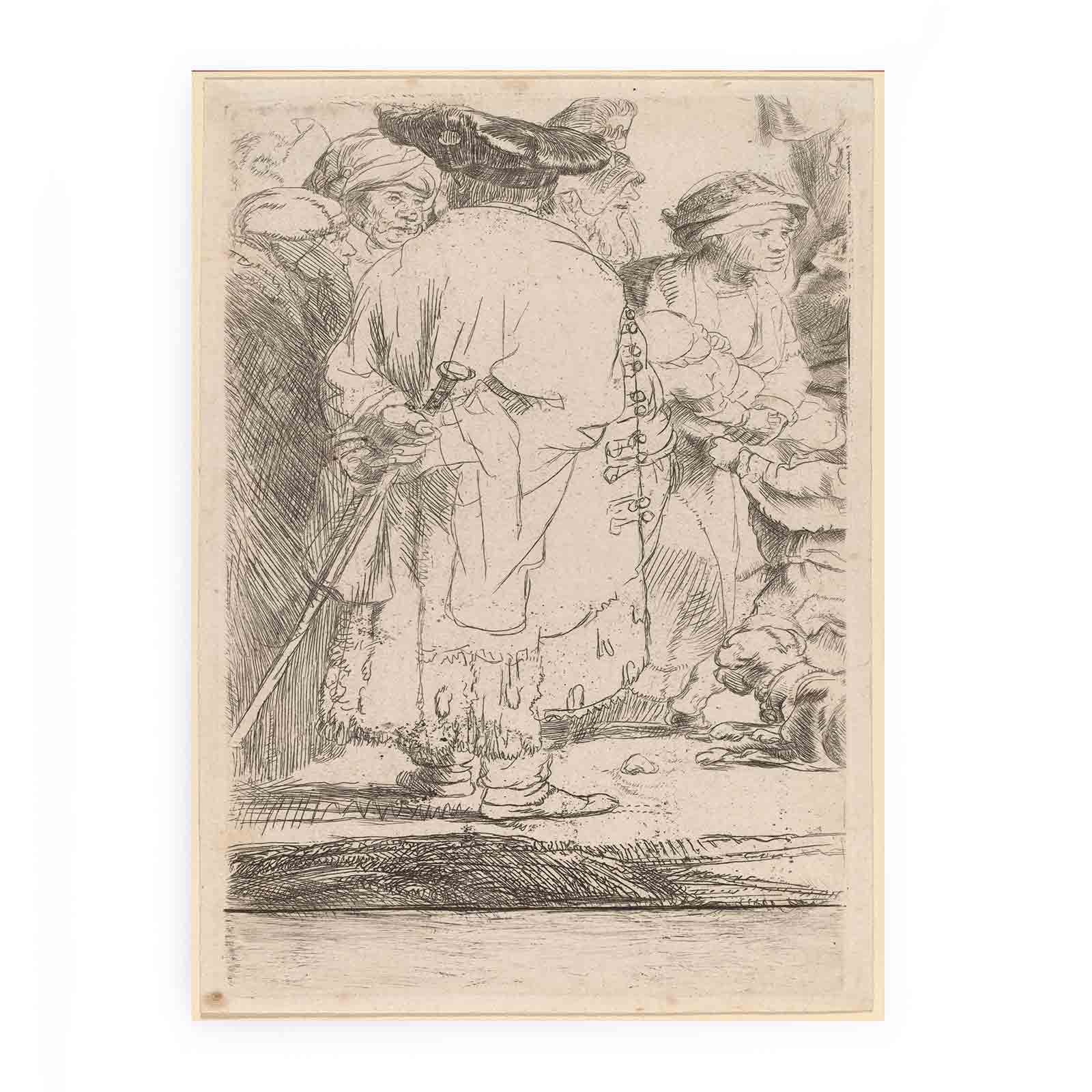 Christ healing the Sick A Fragment Painting