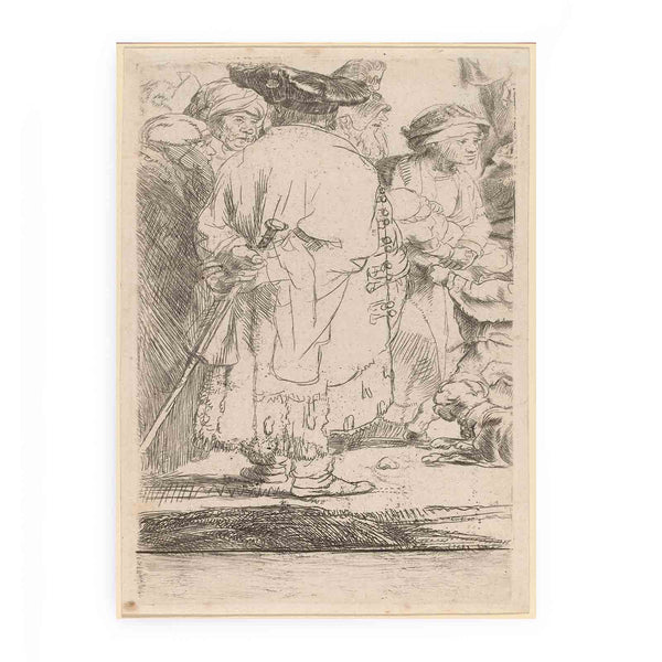 Christ healing the Sick A Fragment Painting