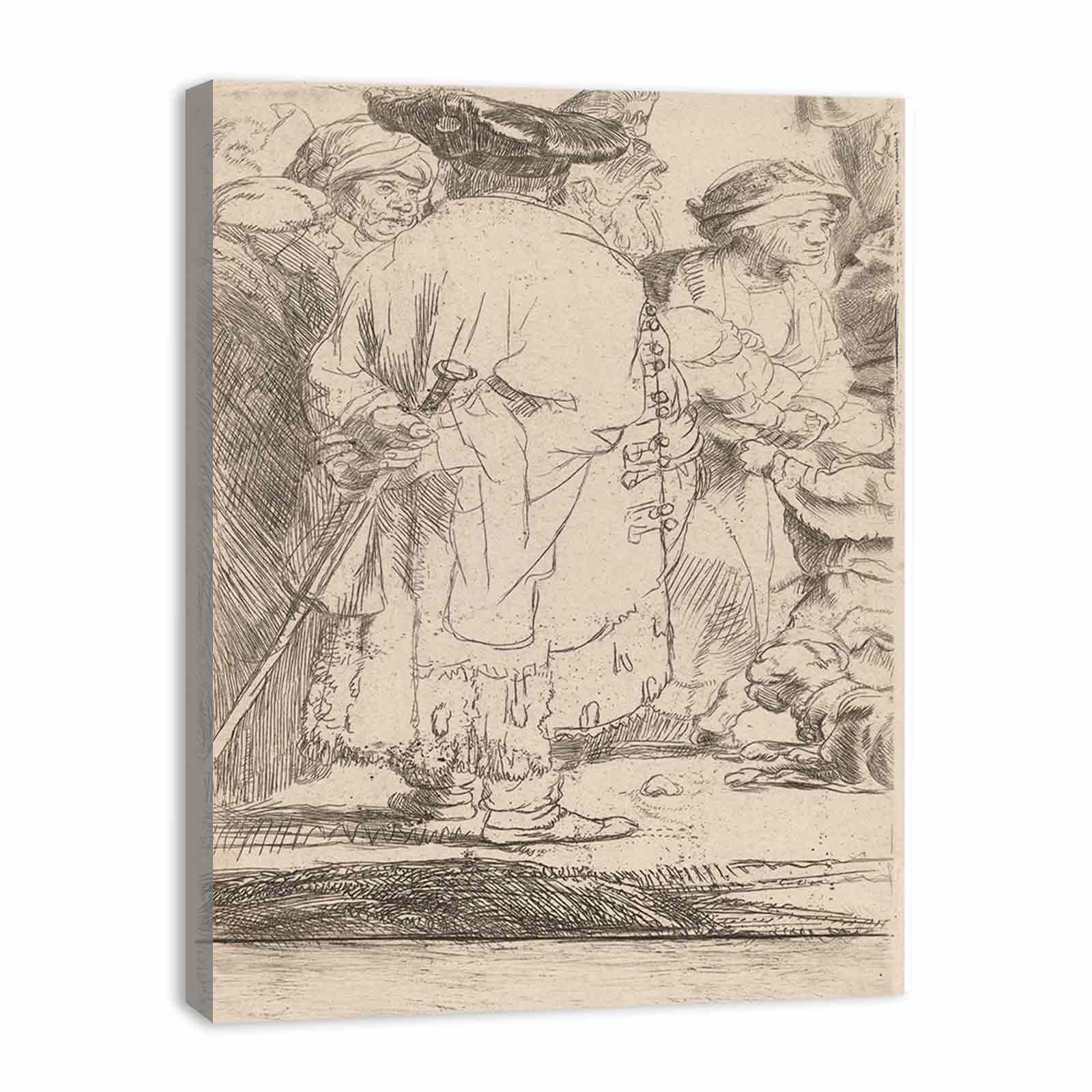 Christ healing the Sick A Fragment Painting
