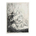 The Small Lion Hunt (with two Lions) Painting
