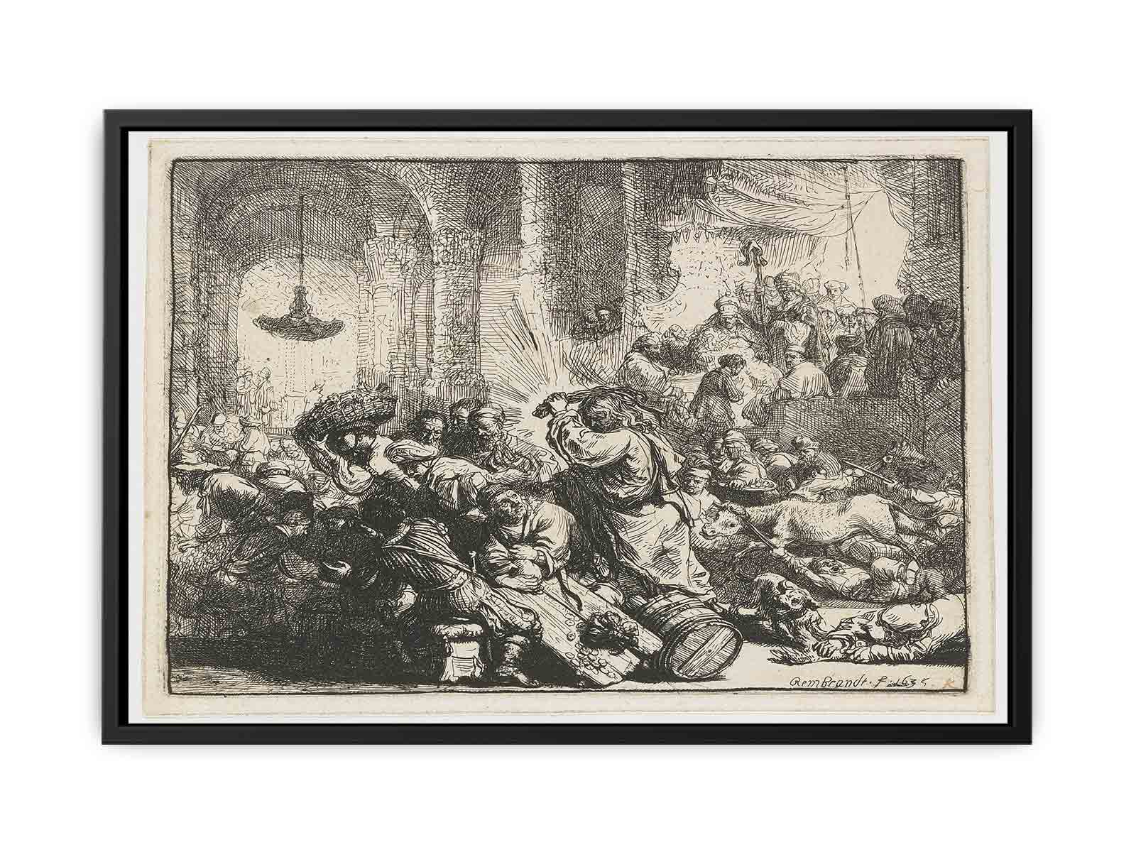 Christ Driving The Money Changers From The Temple 3 Painting