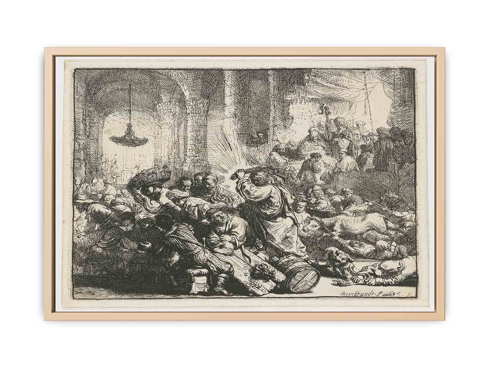 Christ Driving The Money Changers From The Temple 3 Painting