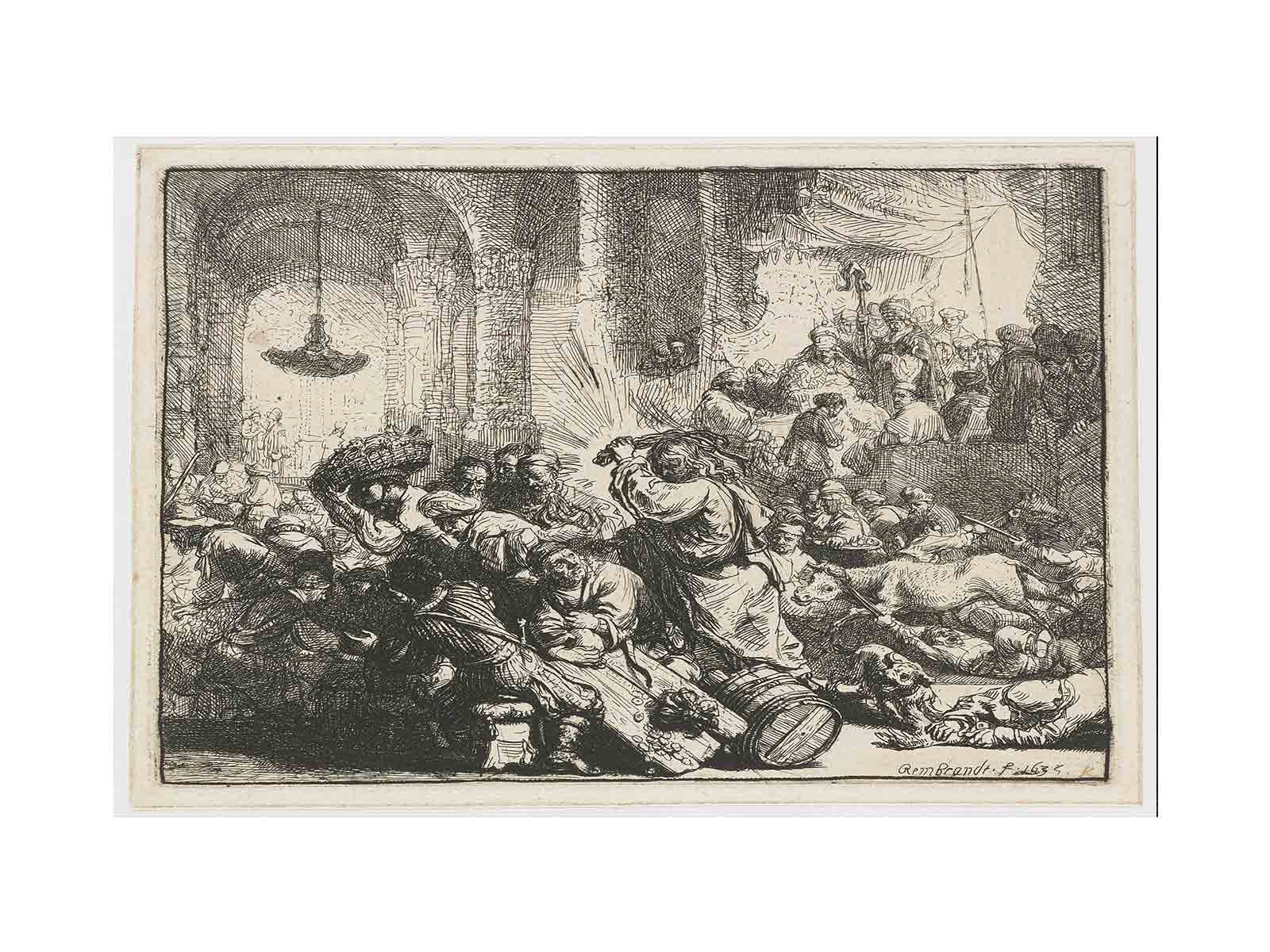 Christ Driving The Money Changers From The Temple 3 Painting