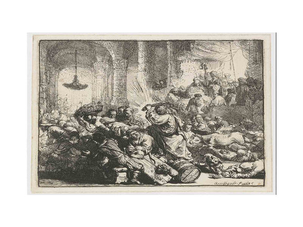 Christ Driving The Money Changers From The Temple 3 Painting