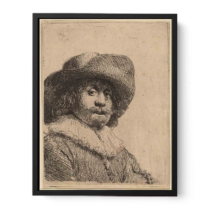 A Man in a broad-brimmed Hat
 Painting