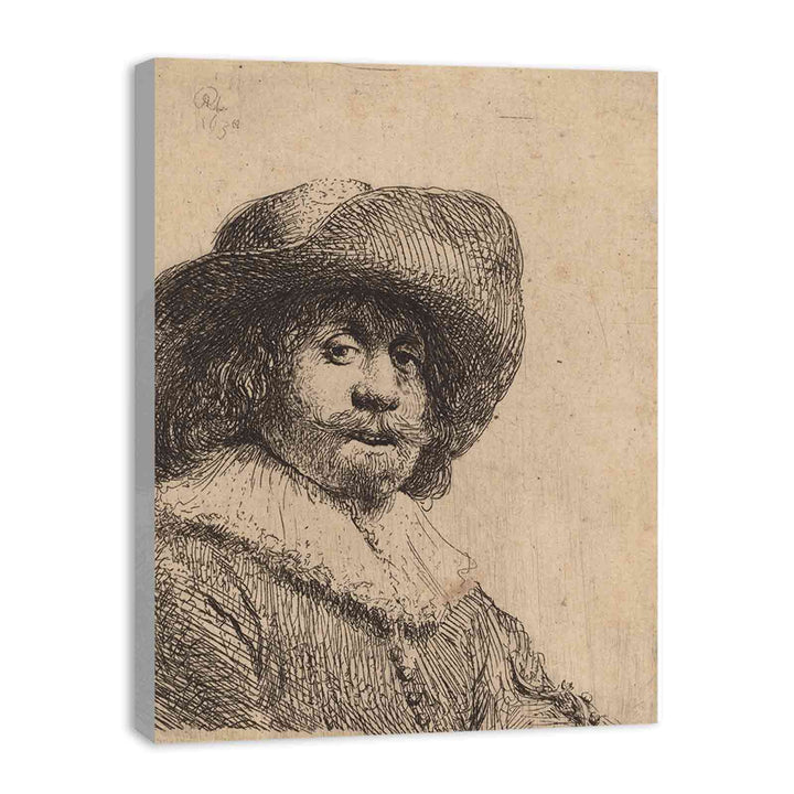 A Man in a broad-brimmed Hat
 Painting