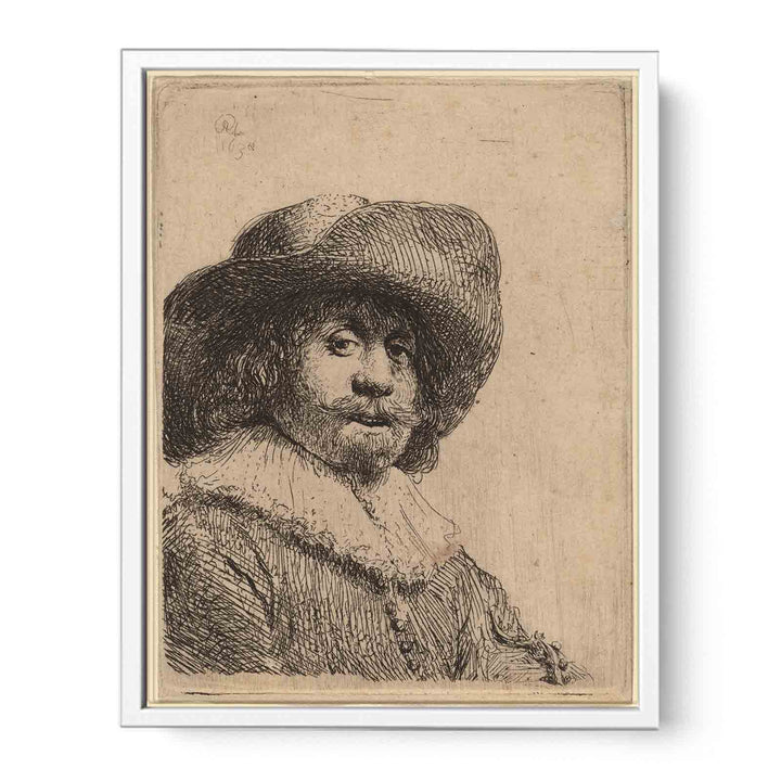 A Man in a broad-brimmed Hat
 Painting