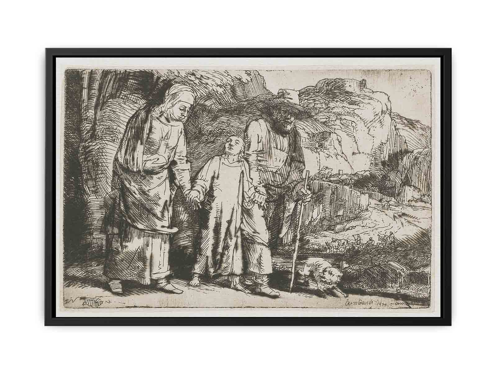 Christ returning from the Temple with his Parents Painting