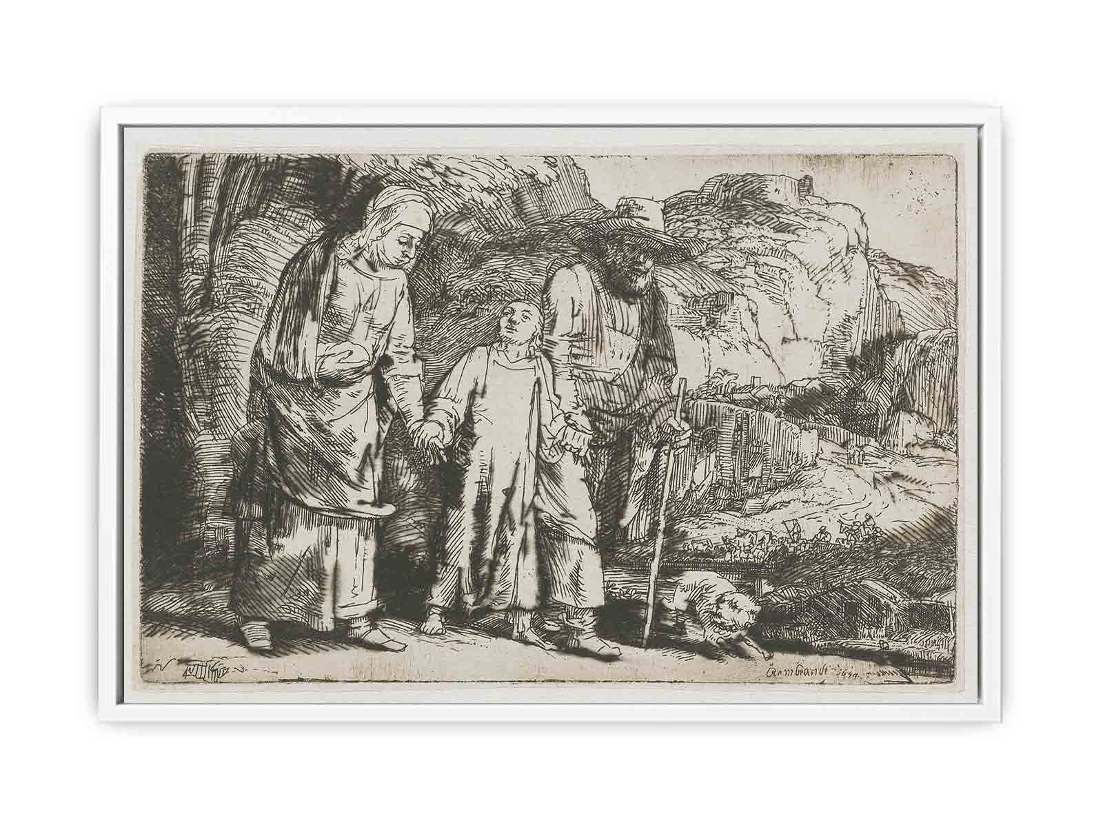 Christ returning from the Temple with his Parents Painting