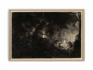 The Adoration of the Shepherds A Night Piece Painting