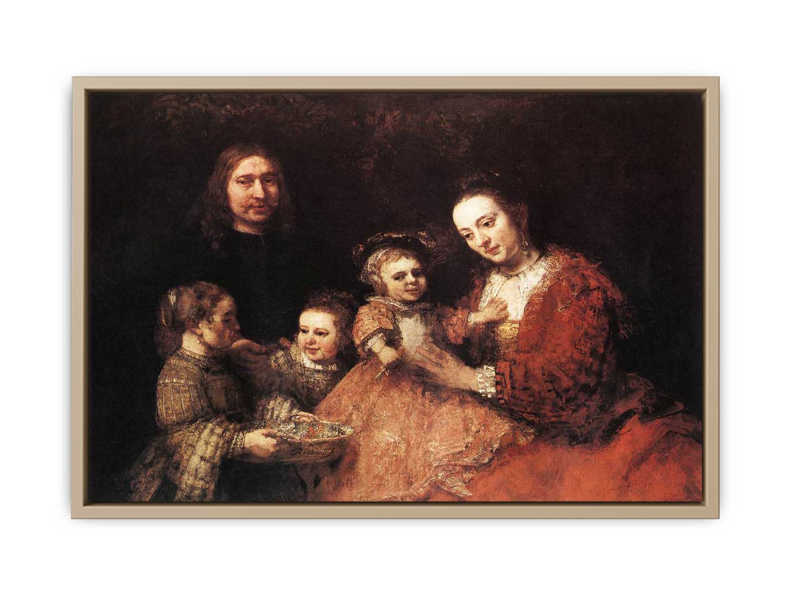 Family Group 1666-68 Painting