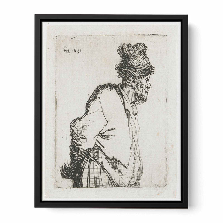 Peasant With His Hands Behind His Back Painting