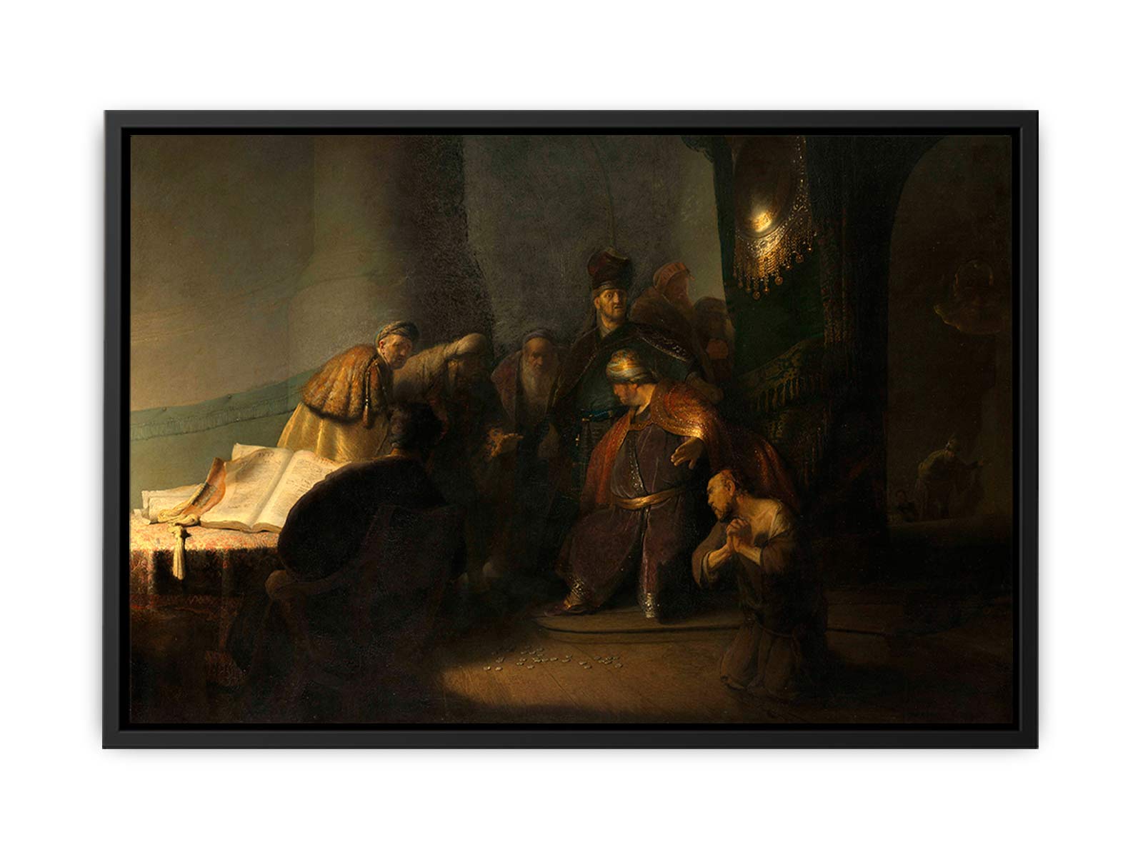 Repentant Judas Returning The Pieces Of Silver Painting